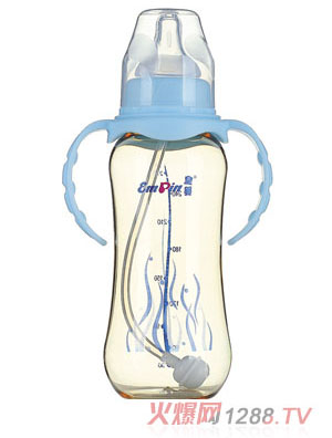 �ʋ�PPSU��(bi��o)�ڈA���Ԅ�(d��ng)��ƿ270ml�{(l��n)ɫ