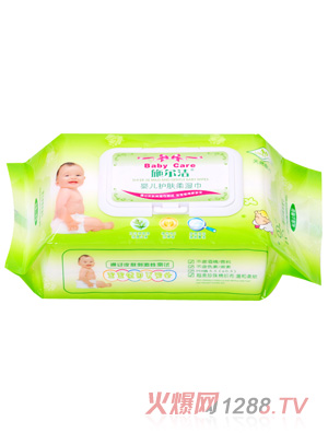 施爾潔嬰兒護(hù)膚柔濕巾80抽裝