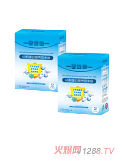善能佳AD鈣蛋白營養(yǎng)奶米粉盒裝