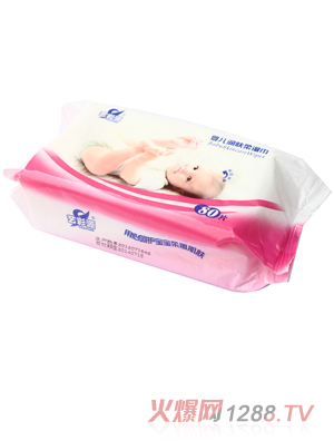 藝彩源yinge潤膚柔濕巾80片裝