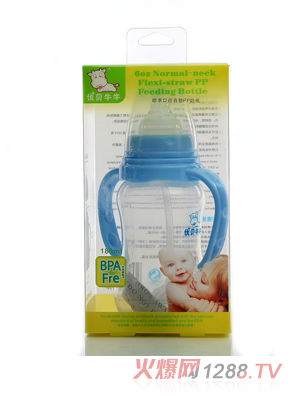 優(yōu)貝牛牛yinge寬口徑自動(dòng)PP奶瓶