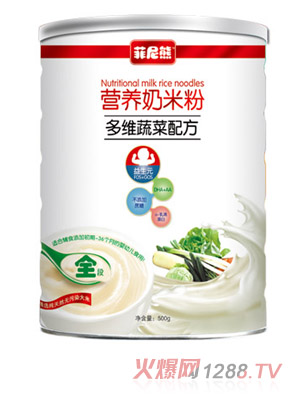 菲尼熊多維蔬菜配方營養(yǎng)奶米粉