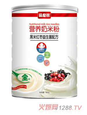 菲尼熊黑米紅棗益生菌配方營養(yǎng)奶米粉