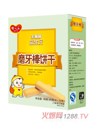 嬰兒樂(lè)益生元磨牙餅干80g