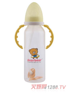 親親貝貝PP標準直身自動奶瓶250ml+握把