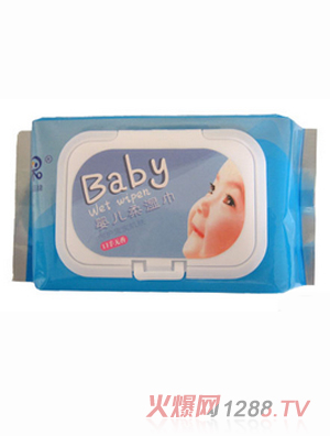 禾采80片啟封加蓋嬰兒無(wú)香濕巾