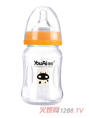 幼愛PP寬口優(yōu)品奶瓶180ml