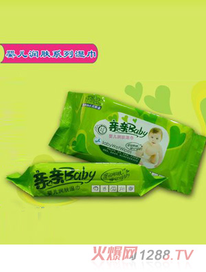纖雨度嬰兒潤(rùn)膚80片啟封裝濕巾