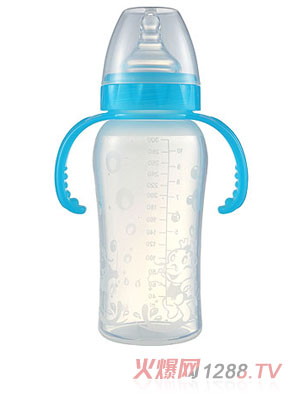 美兒寶寬口徑全硅膠奶瓶(300ml)