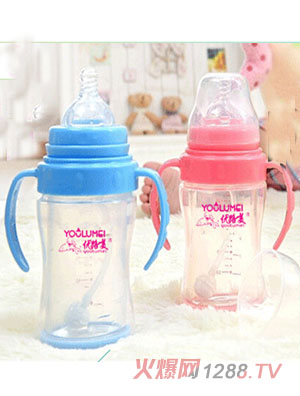 優(yōu)路美神奇感溫防爆玻璃奶瓶