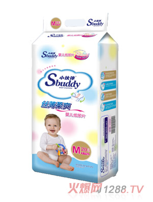 小伙伴絲薄柔爽嬰兒紙尿片