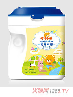 叮叮小熊營(yíng)養(yǎng)米粉桶裝-DHA+AD鈣