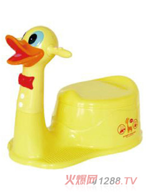 陽光兔嬰兒動(dòng)物座便器黃色