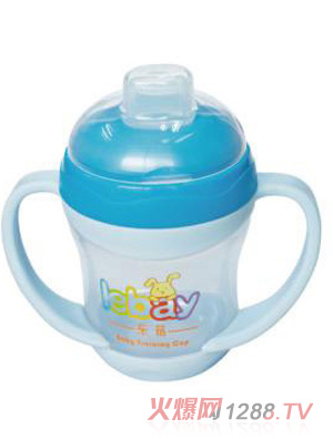 陽光兔嬰兒軟嘴訓(xùn)練杯180ML藍色