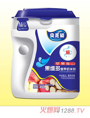 貝芝初蘋果淮山-果維多營養(yǎng)奶米粉