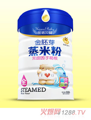 金諾貝嬰金胚芽蒸米粉-雙歧因子葛根