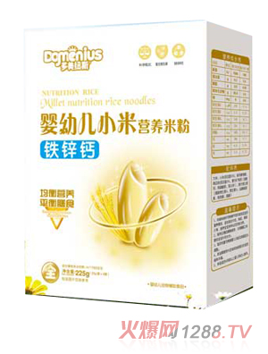 多美紐斯鐵鋅鈣嬰幼兒小米營(yíng)養(yǎng)米粉盒裝