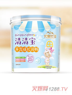 優(yōu)愛優(yōu)佳開胃成長(zhǎng)潤(rùn)暢清清寶