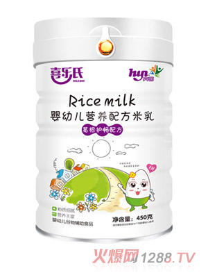 喜樂(lè)氏嬰幼兒營(yíng)養(yǎng)配方米乳葛根護(hù)暢配方