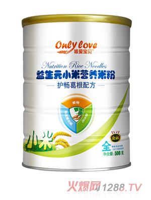 唯愛寶貝益生元小米營(yíng)養(yǎng)米粉護(hù)暢葛根配方罐裝