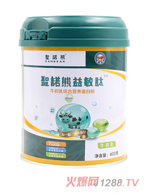 圣諾熊益敏肽牛初乳綜合營(yíng)養(yǎng)蛋白粉400g
