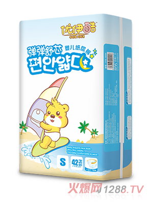 優(yōu)伊酷彈彈舒芯紙尿褲（小包裝）S