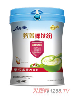 Assnia致菁粿繽紛果樂(lè)多營(yíng)養(yǎng)米粉罐裝