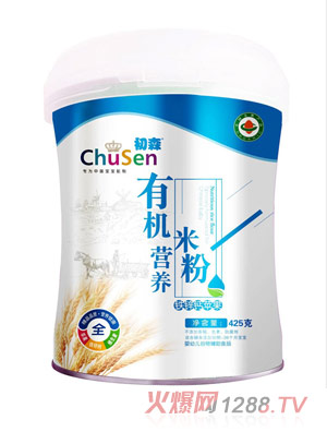 初森有機(jī)營(yíng)養(yǎng)米粉-鐵鋅鈣蘋果