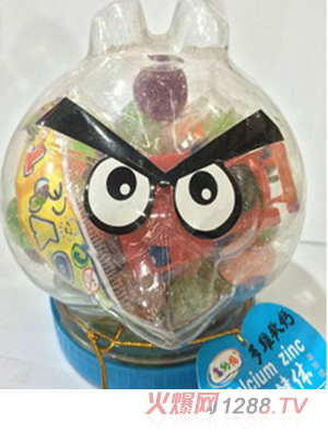 鑫納福軟糖憤怒的小鳥造型 強骨健體