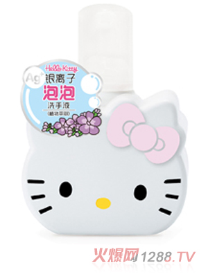 Hello Kitty初酷銀離子泡泡洗手液（植物萃?。?00ml