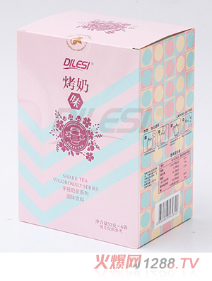 迪樂斯52g手搖奶茶 烤奶味