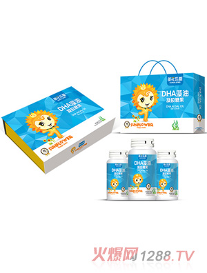 藈花樂嬰藻油DHA凝膠糖果 禮盒