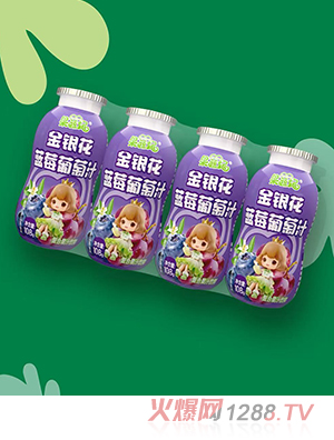 果蔬妃金銀花藍(lán)莓葡萄汁