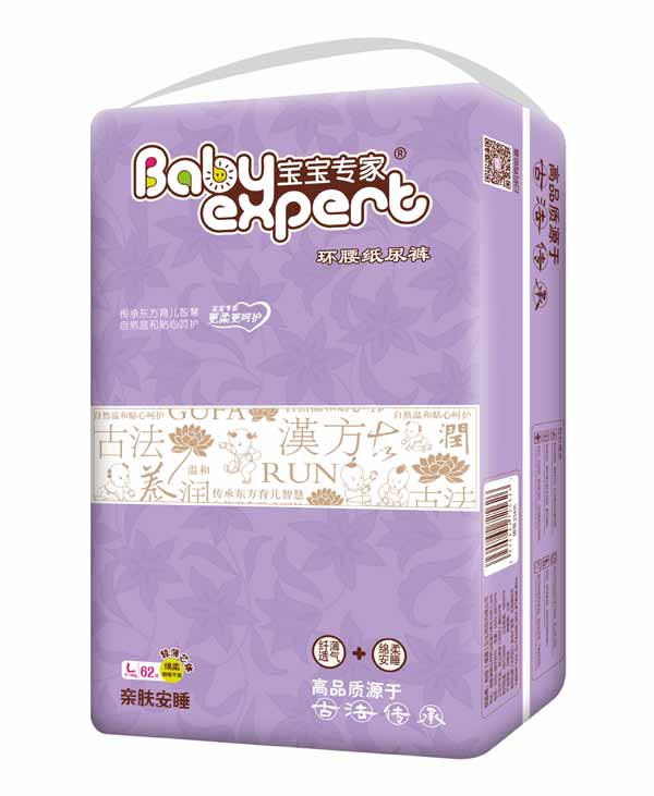 寶寶專(zhuān)家親膚安睡環(huán)腰紙尿褲L62