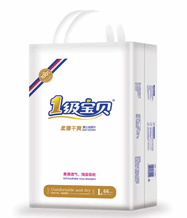 1級(jí)寶貝柔薄干爽大包尿片L66
