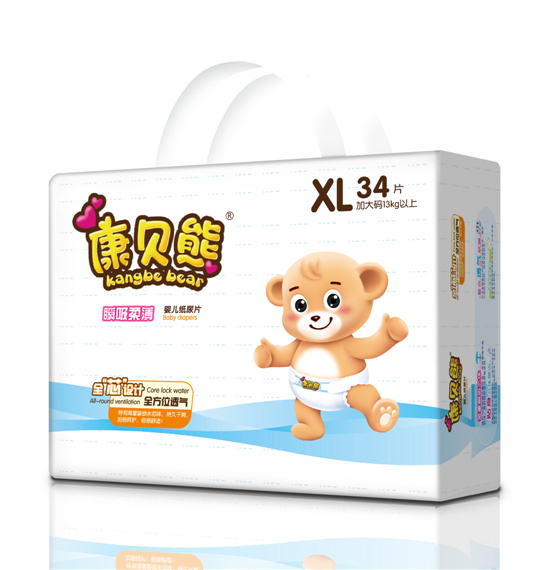 康貝熊瞬吸柔薄紙尿片XL34