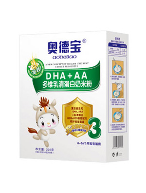 奧德寶乳清蛋白奶米粉盒裝