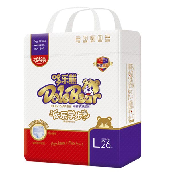 哆樂熊樂樂學步褲L碼26片