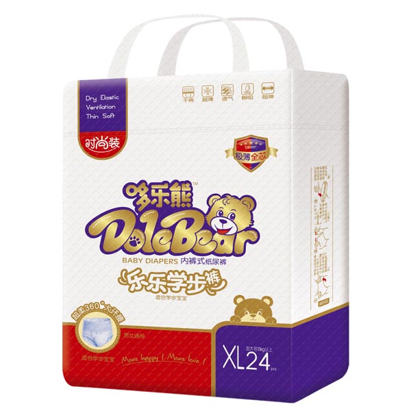 哆樂熊樂樂學步褲XL碼24片