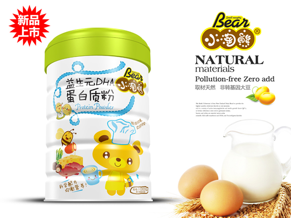 小淘熊益生元DHA蛋白質粉a