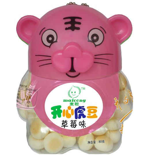 麥聰開心虎豆小饅頭(草莓味)