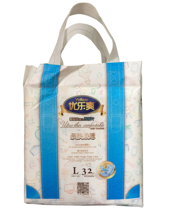 優(yōu)樂爽親膚柔薄瞬吸收嬰兒紙尿片L32片