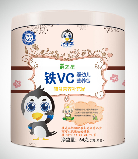 江中燕鐵罐鐵VC嬰幼兒營養(yǎng)包 (32包)