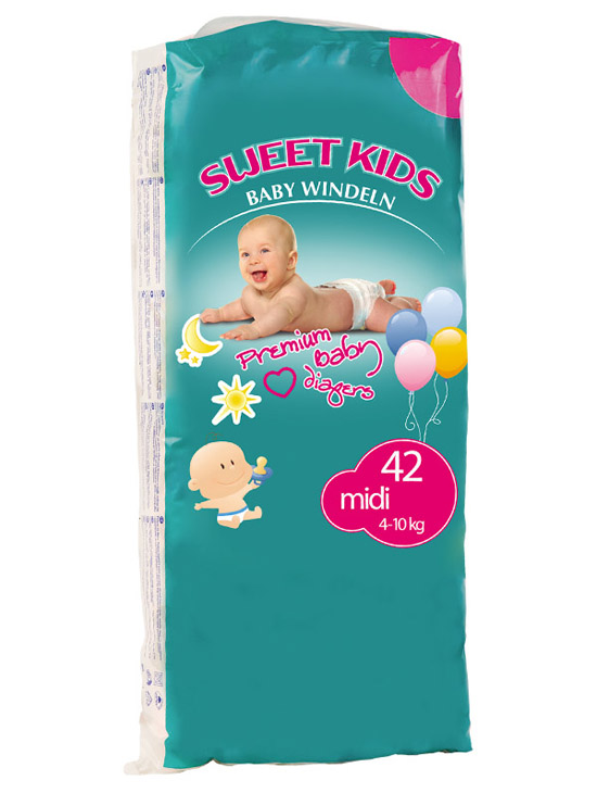 SWEET KIDS中江寶貝嬰兒紙尿褲42片