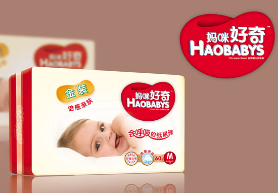 媽咪好奇金裝嬰兒紙尿褲M碼60片