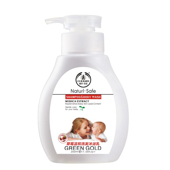 酷爾·貝比草莓溫和洗沐二合一200ml