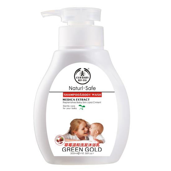 酷爾·貝比草莓溫和洗沐二合一300ml