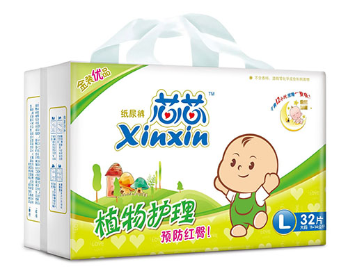 芯芯植物護理紙尿褲L32片(中包)