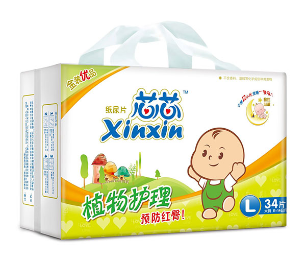 芯芯植物護(hù)理紙尿片L34片