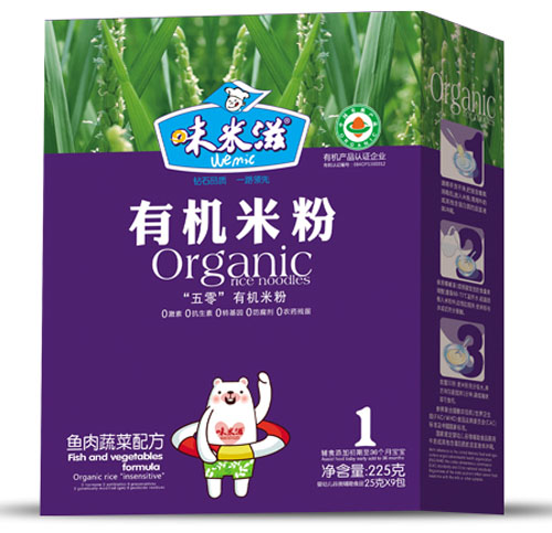 味米滋魚肉蔬菜有機米粉1段